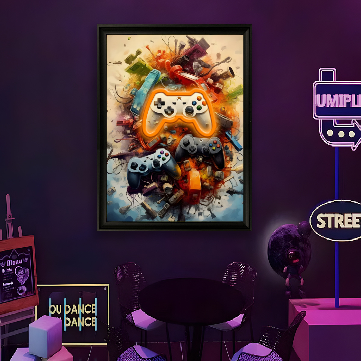 Home Decor Gift - Lampu Neon LED Bertenaga USB Poster