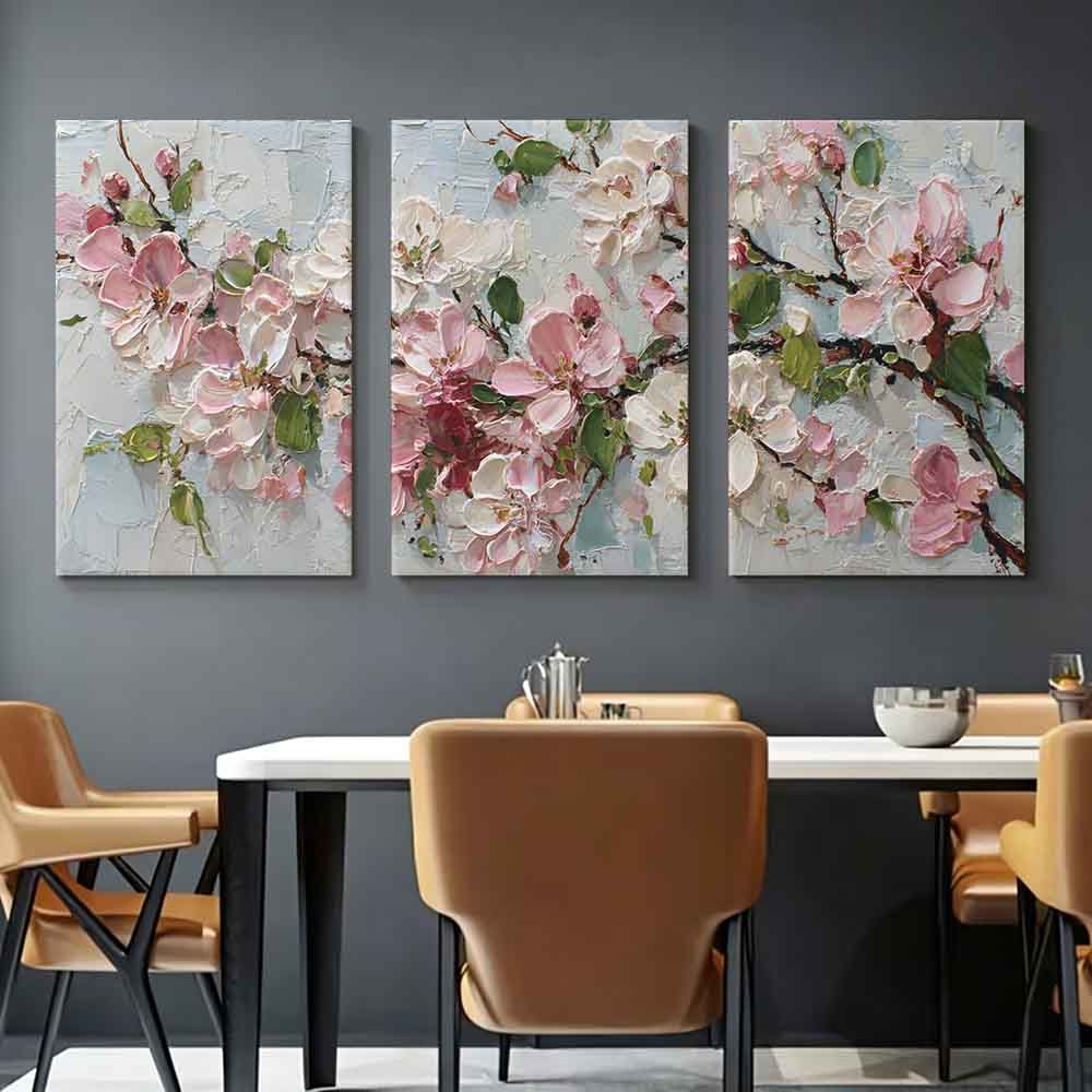 Abstract Oil Painting - [2D Flat] 3pcs 11.81*15.74in/30*40cm Lukisan Dekorasi