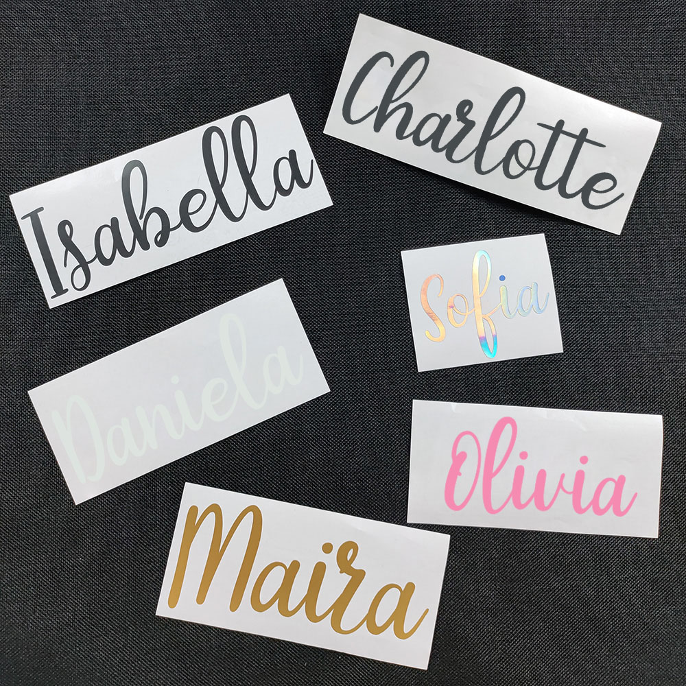 Home Decor Sticker - 1 Buah Stiker Dapat Dilepas Nama