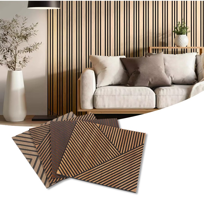 Home Decor Wall Panels - Panel Akustik Kayu Berlubang Terlaris, Panel