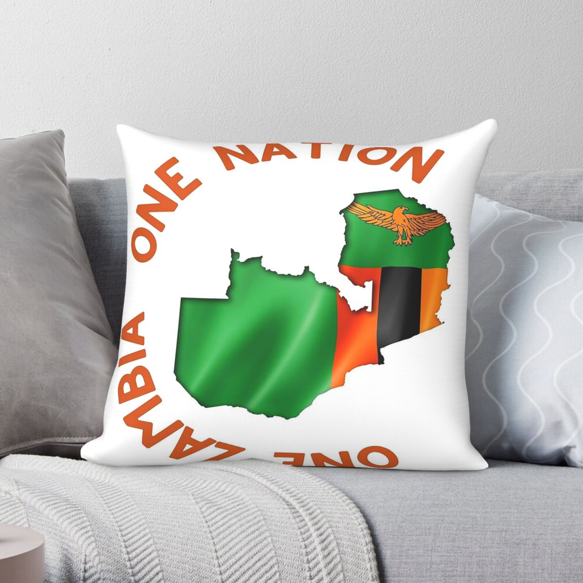 Home Decor Zambia - One Zambia One Nation Sarung Bantal