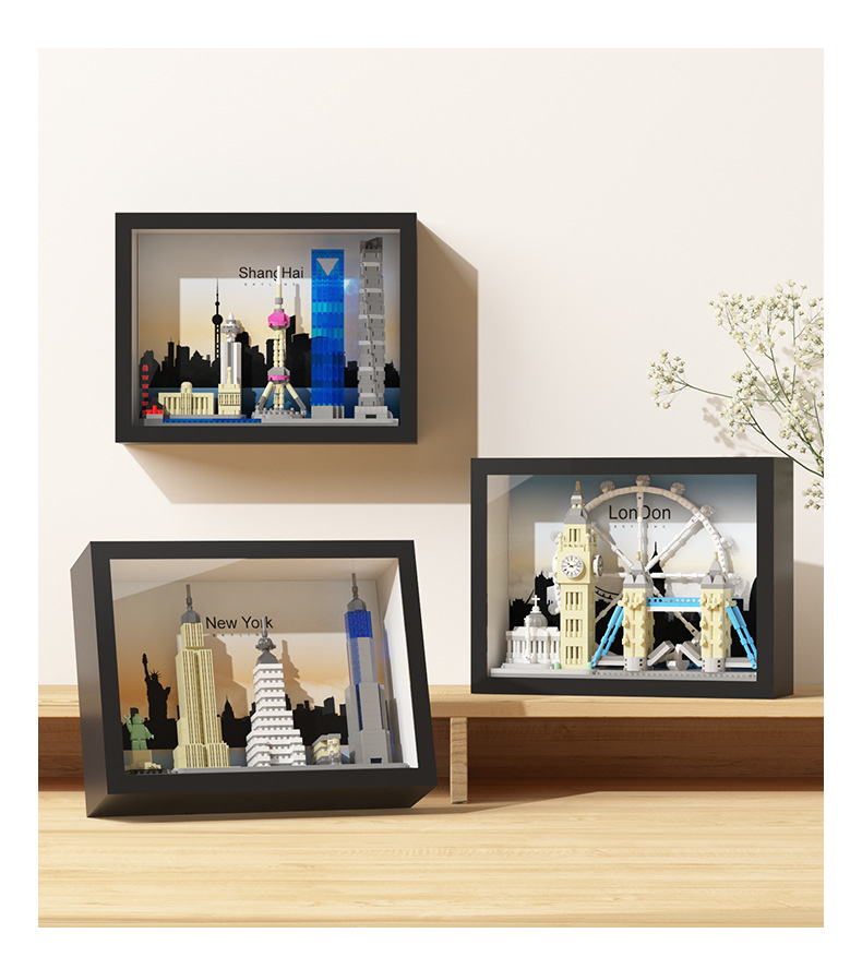 Home Decor Dubai - Blok Bangunan Foto Pemandangan Kota Lindon