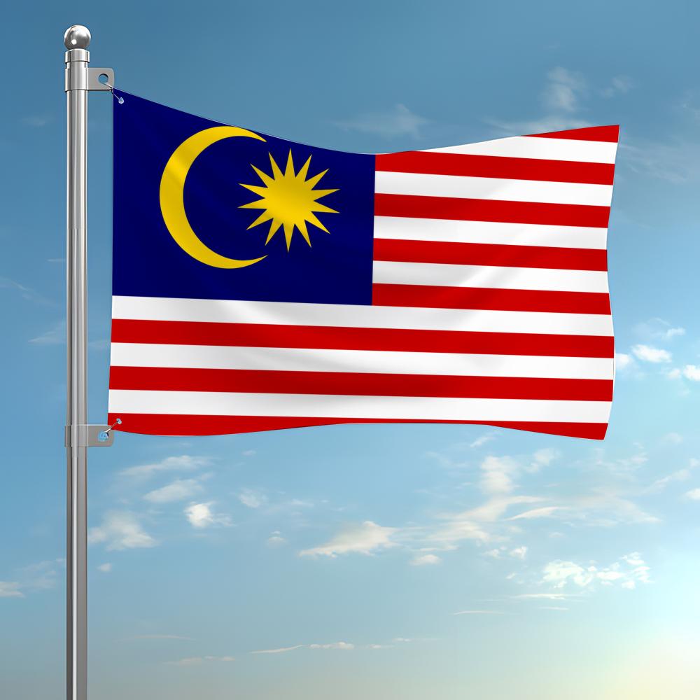 Home Decor Malaysia - Bendera Malaysia Kustom untuk Hiasan Dinding,