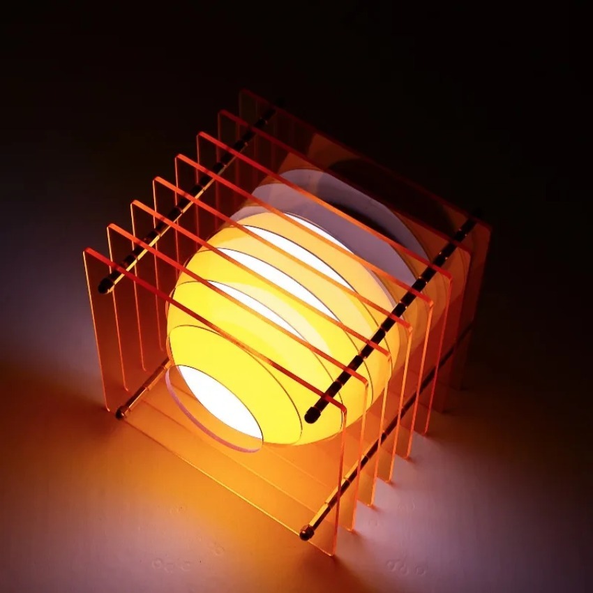 Home Decor Gift - Lampu Bulan DIY Akrilik Seribu Lapis