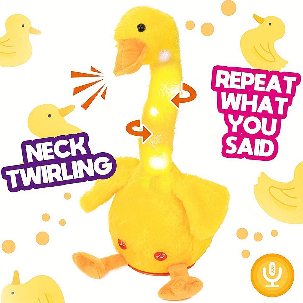 Home Decor Duck - Mainan Bebek Menari Elektronik, Goyang Menari