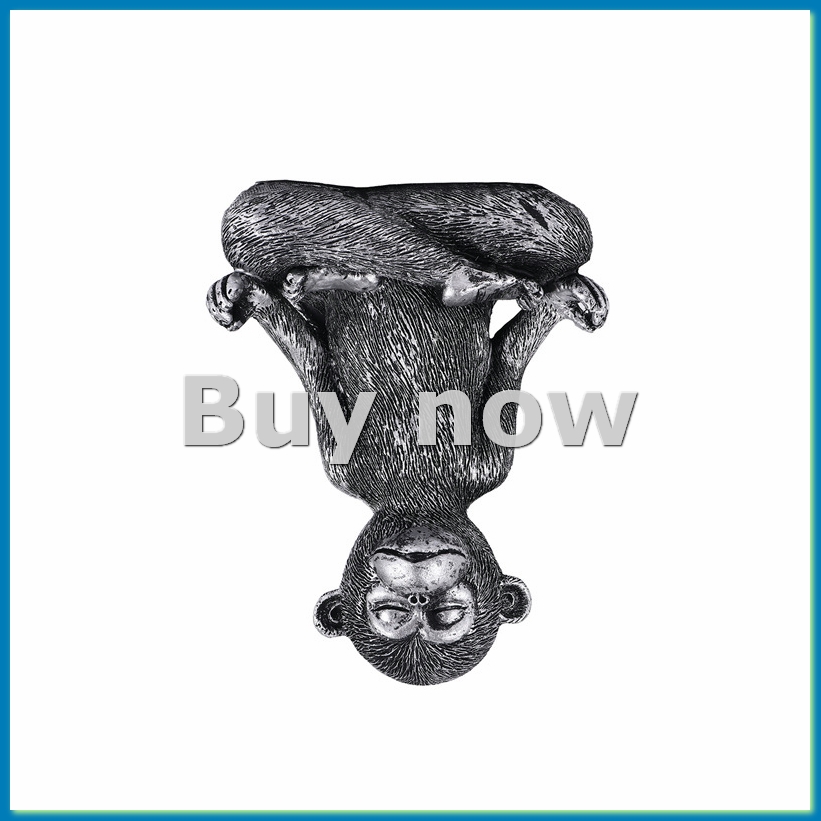Home Decor Statue - Patung Monyet Meditasi Resin Yoga Buddha