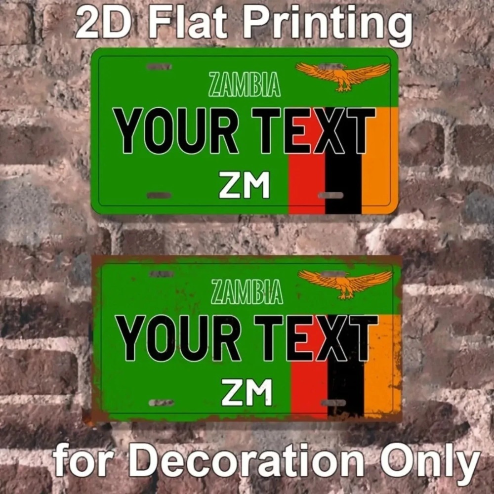 Home Decor Zambia - Papan Aluminium Zambia yang Dipersonalisasi, Dekorasi