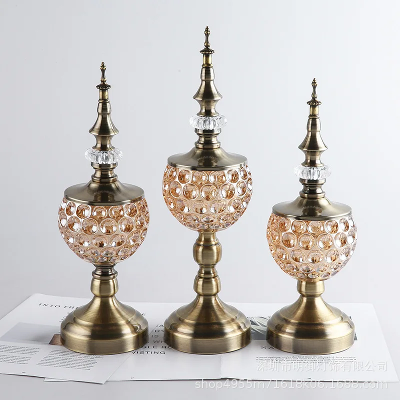 Home Decor Malaysia - Stoples Penyimpanan Permen Logam Kaca Malaysia,
