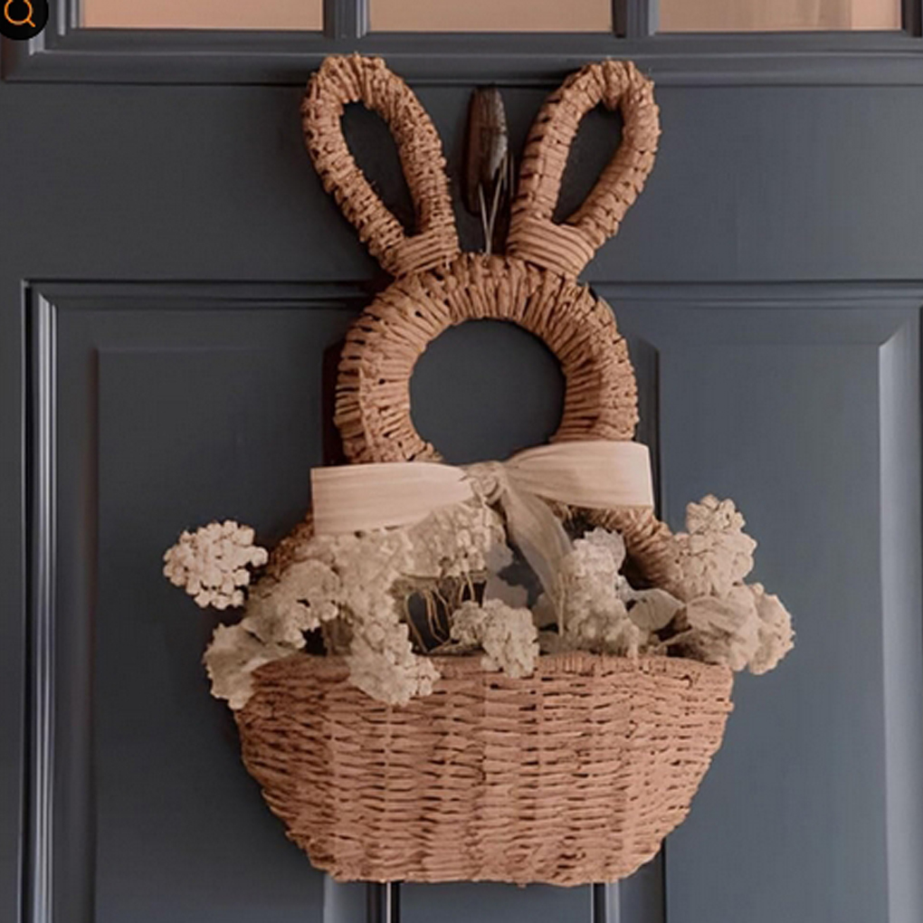 Keranjang Kelinci Paskah Anyam - Woven Wall Basket ulasan dan harga