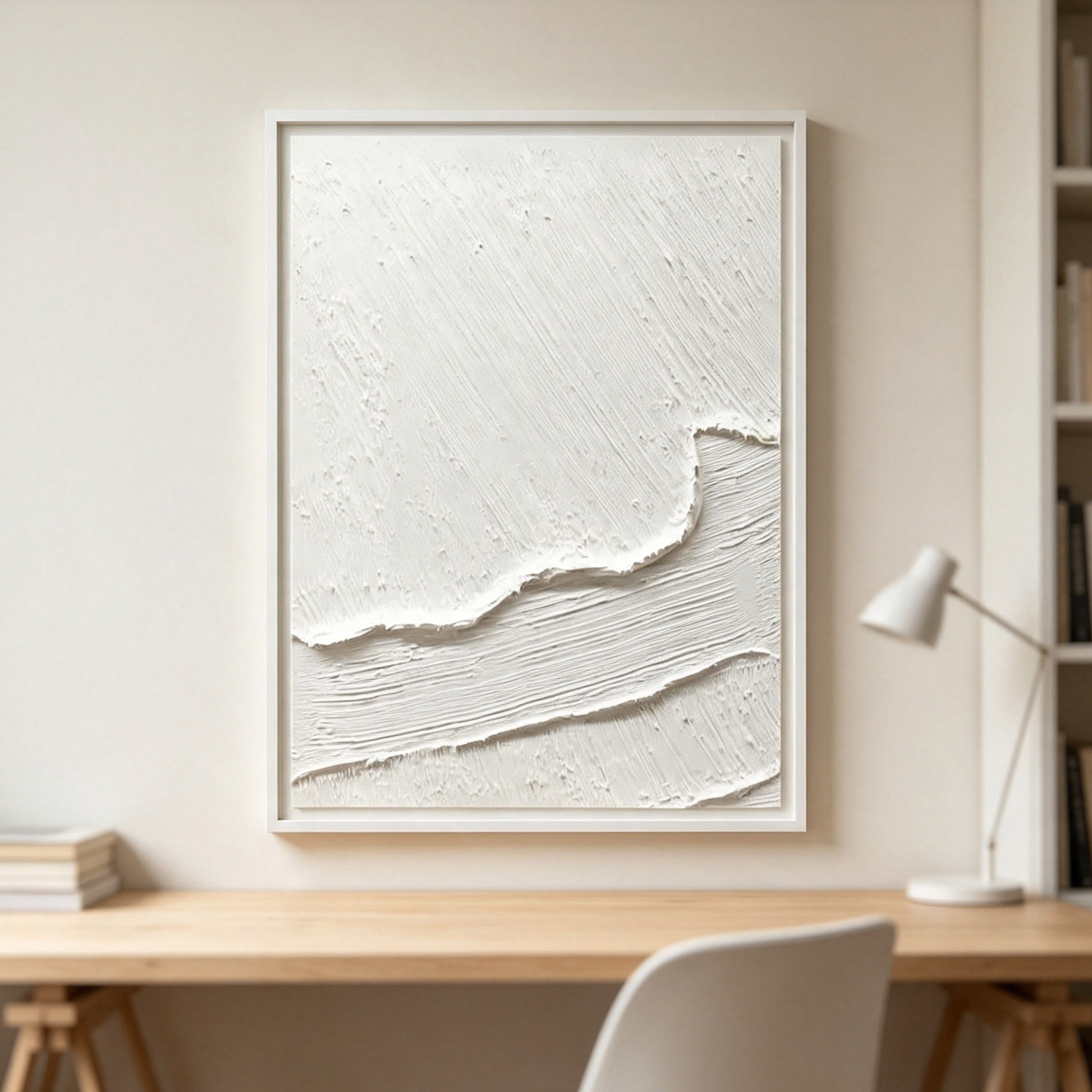 Lukisan Minyak Abstrak Tekstur - Abstract Oil Painting ulasan dan harga