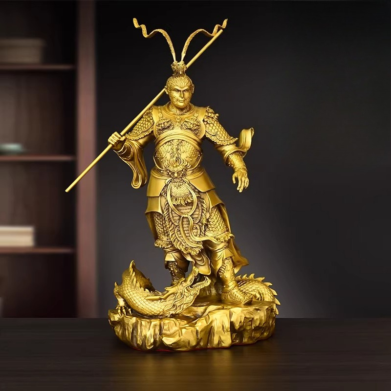 Patung Monyet Kuningan Buddha  - Home Decor Statue ulasan dan harga