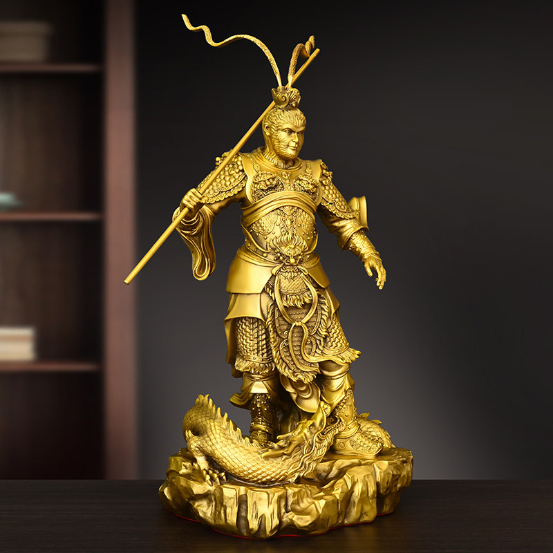 Patung Monyet Kuningan Buddha  - Home Decor Statue ulasan dan harga