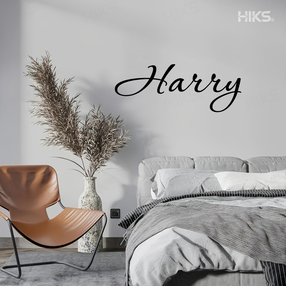 1 buah stiker dinding nama kus - Home Decor Sticker ulasan dan harga