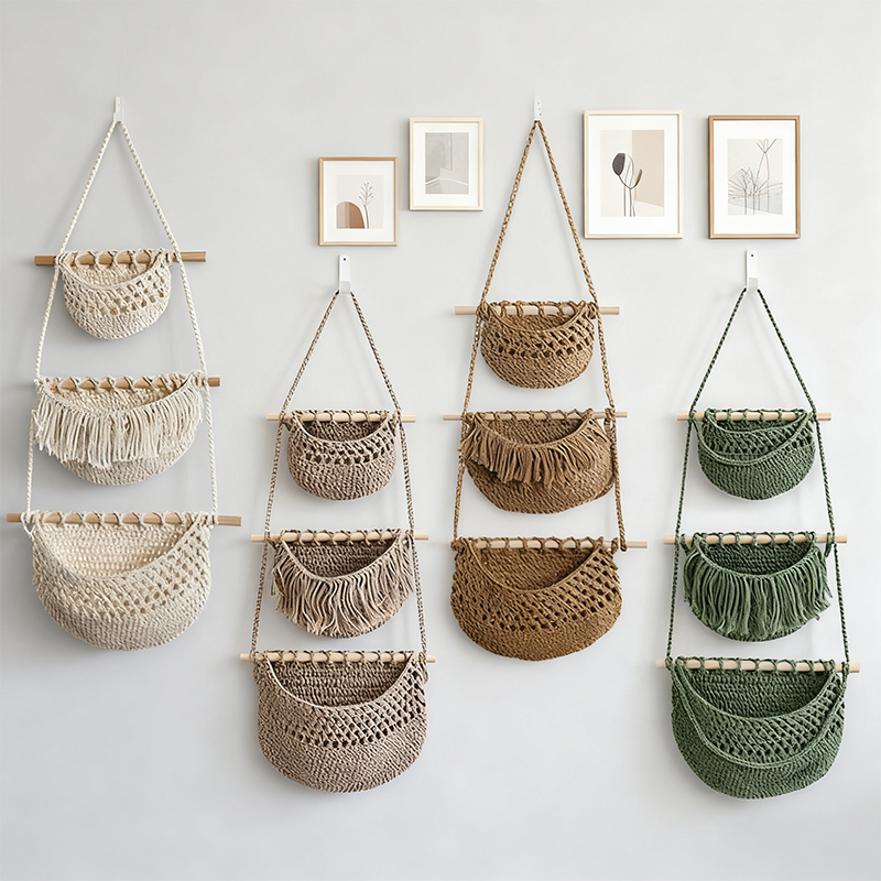 Rak Penyimpanan 3 Tingkat dari - Woven Wall Basket ulasan dan harga