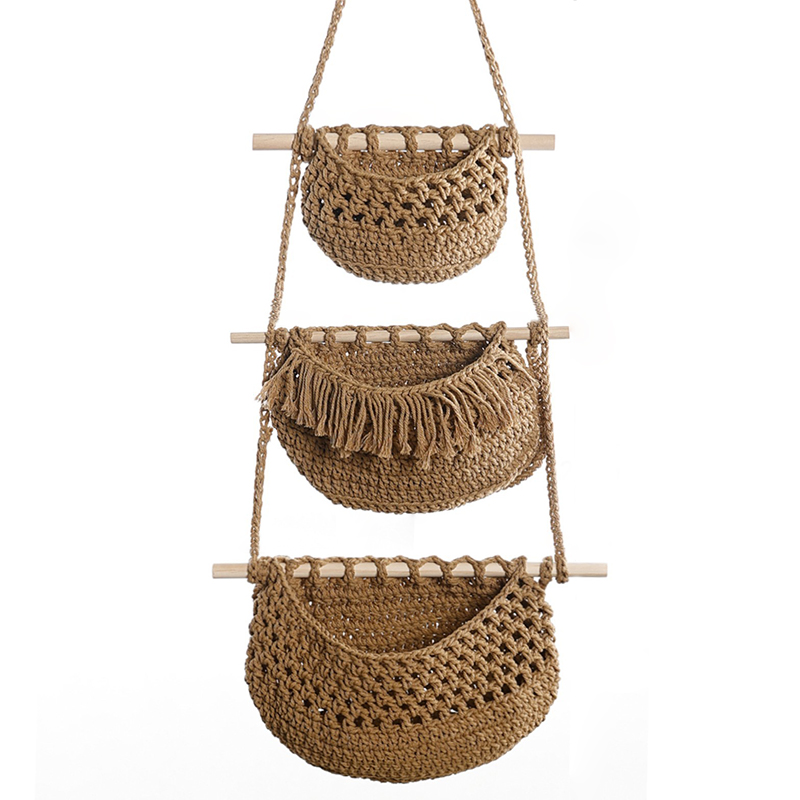 Rak Penyimpanan 3 Tingkat dari - Woven Wall Basket ulasan dan harga