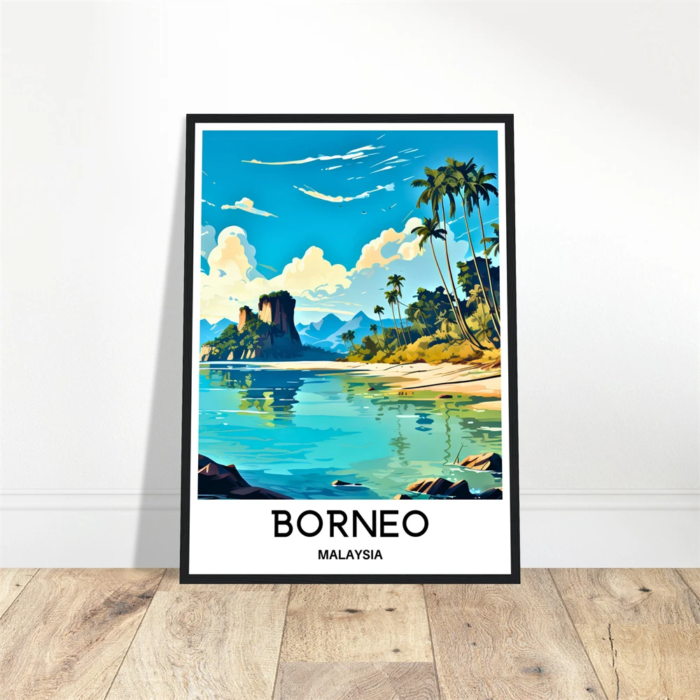 Poster Perjalanan Penang Malay - Home Decor Malaysia ulasan dan harga