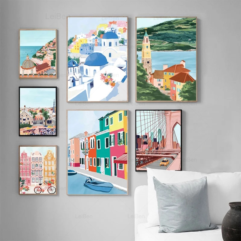 Poster Perjalanan Pemandangan  - Home Decor Dubai ulasan dan harga