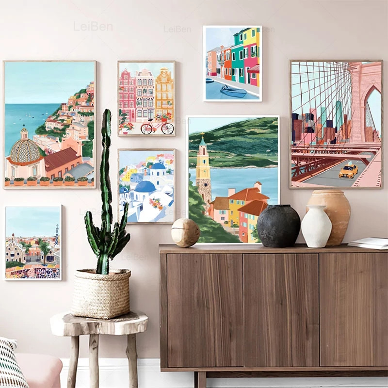 Poster Perjalanan Pemandangan  - Home Decor Dubai ulasan dan harga