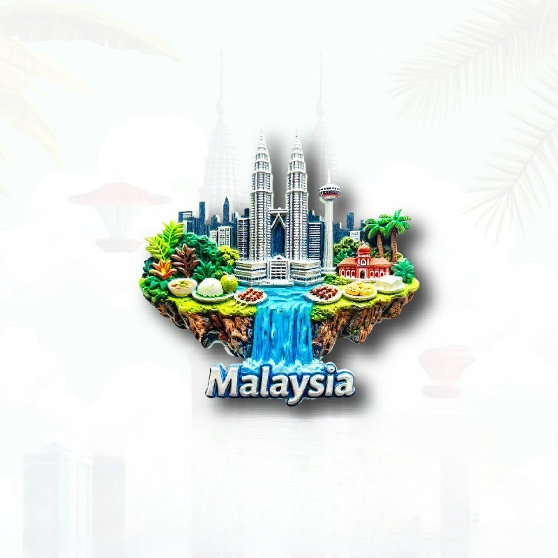 Magnet Kulkas Kuala Lumpur - M - Home Decor Malaysia ulasan dan harga