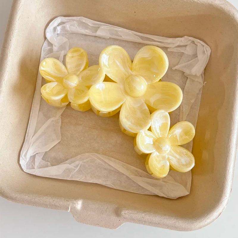 Jepit rambut polkadot lembut a - Home Decor Yellow ulasan dan harga