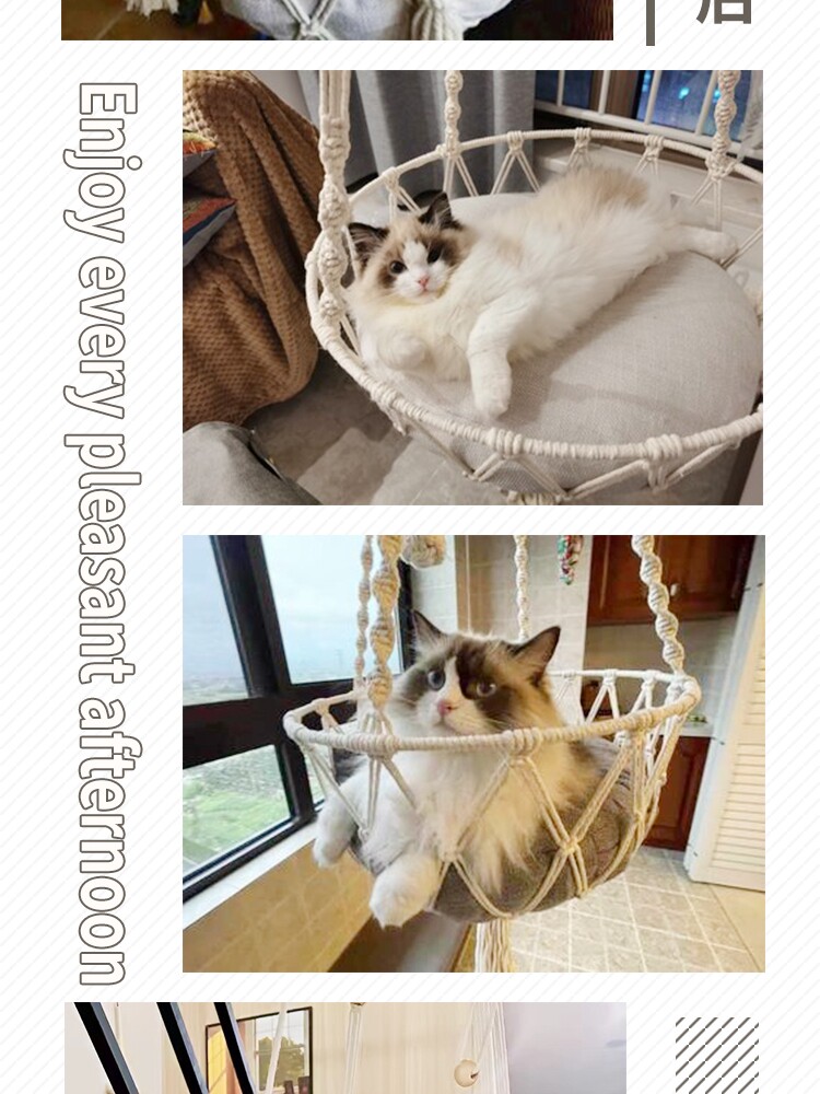 Tempat Tidur Kucing Buatan Tan - Woven Wall Basket ulasan dan harga