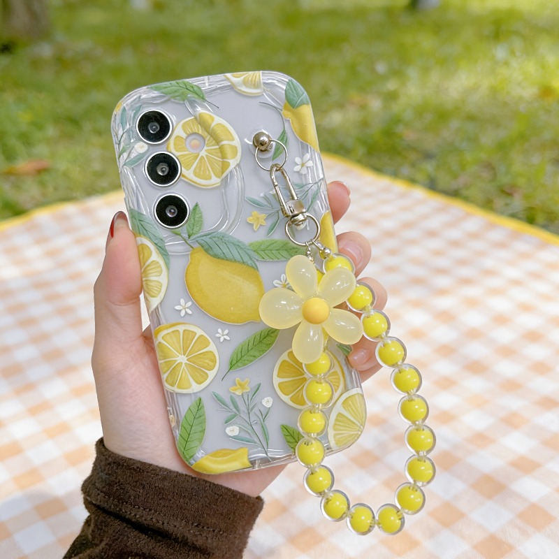 Casing Ponsel Tali Gantungan B - Home Decor Yellow ulasan dan harga