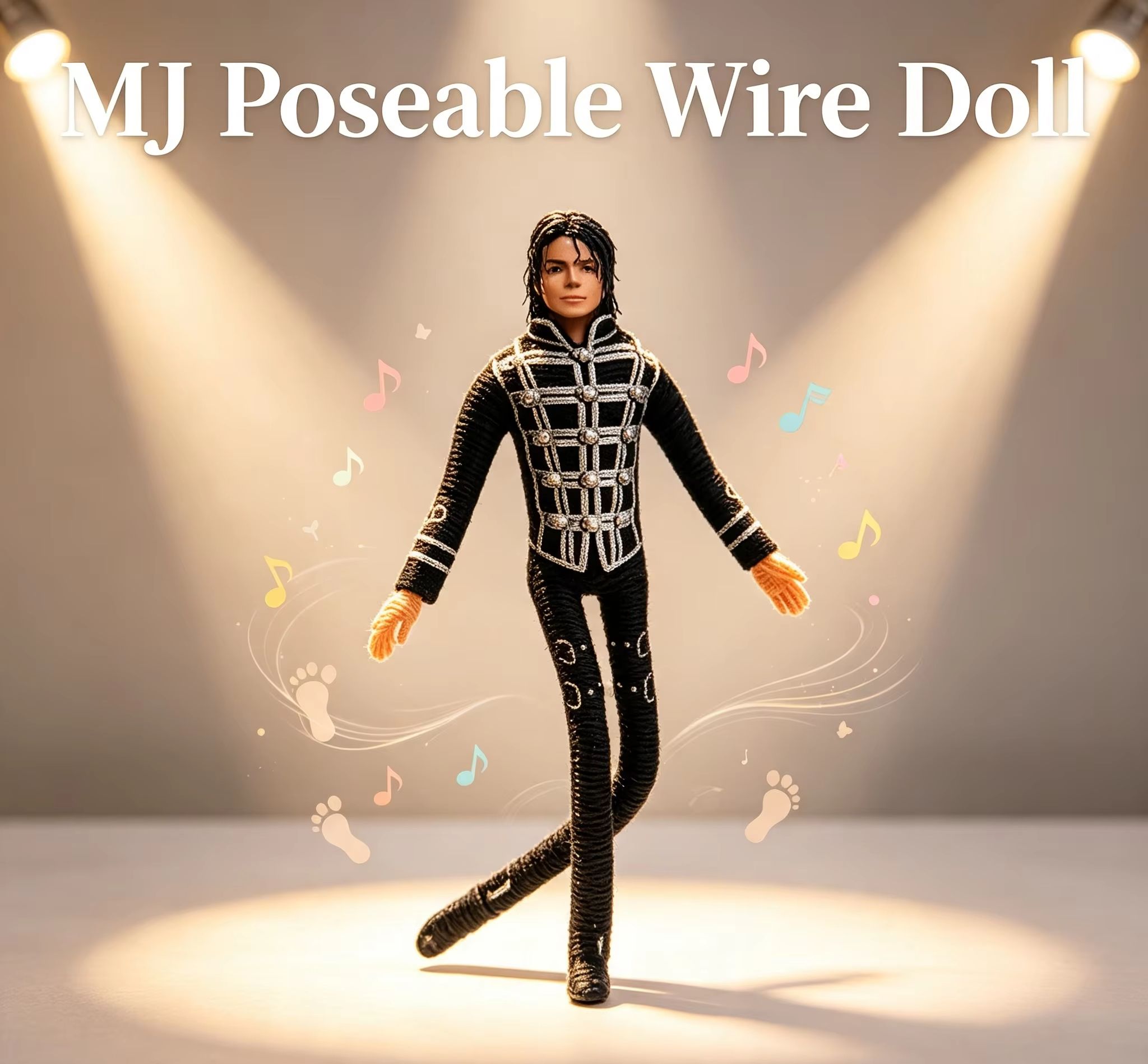 Boneka Plush Michael Jackson d - Home Decor Niche ulasan dan harga