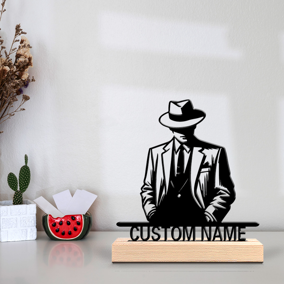 1pc Patung Logam Huruf Kustom  - Home Decor Statue ulasan dan harga