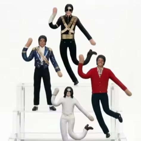 Boneka Plush Michael Jackson d - Home Decor Statue ulasan dan harga