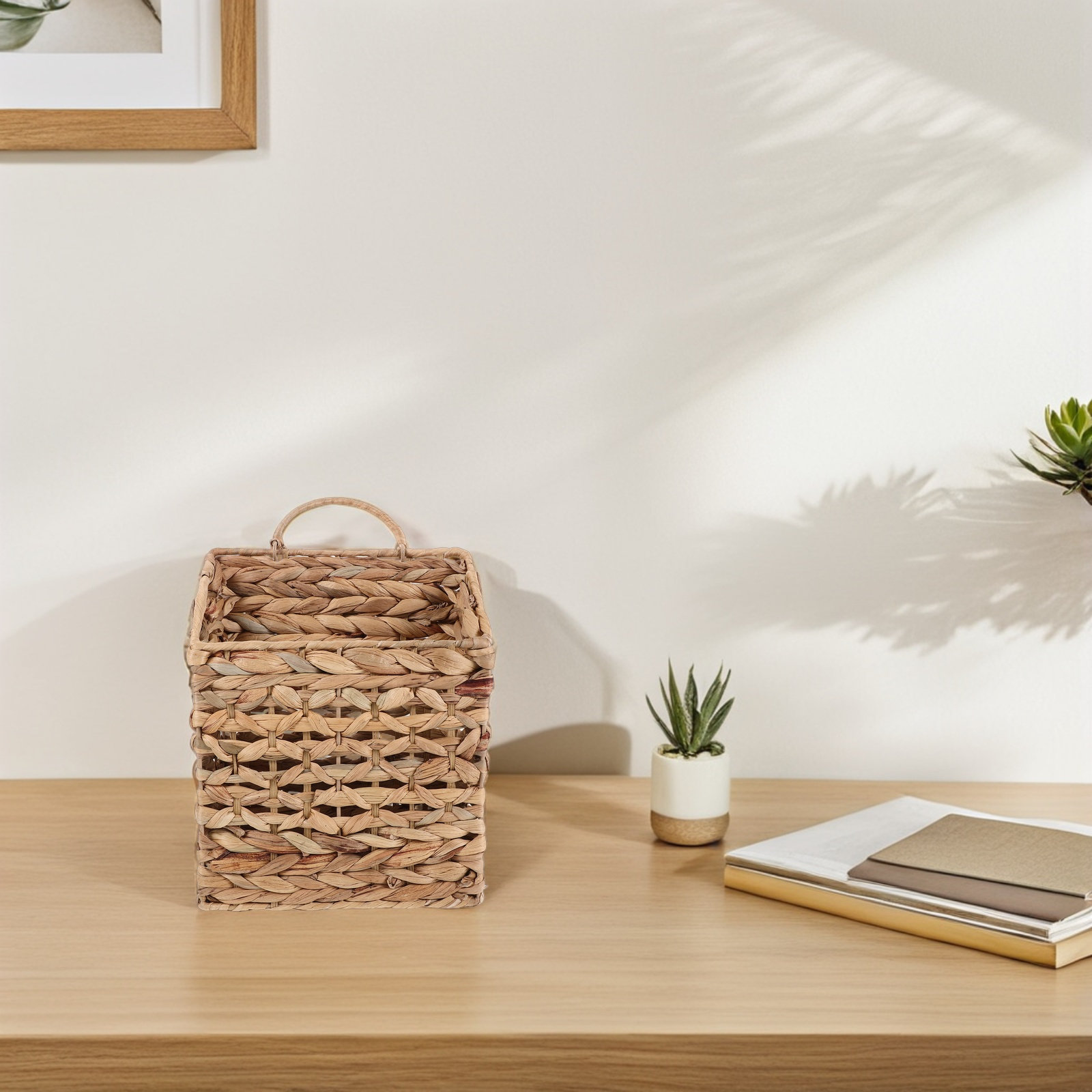 Keranjang Penyimpanan Gantung  - Woven Wall Basket ulasan dan harga