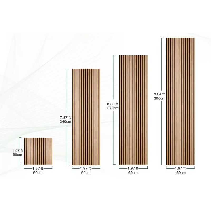 Panel Akustik Kayu Berlubang T - Home Decor Wall Panels ulasan dan harga