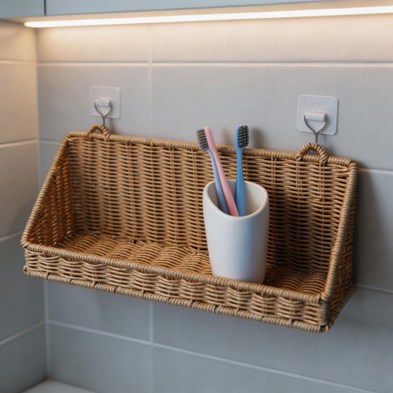 Keranjang Penyimpanan Gantung  - Woven Wall Basket ulasan dan harga
