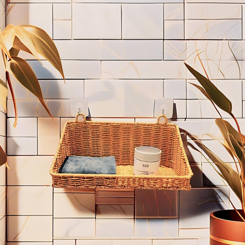 Keranjang Penyimpanan Gantung  - Woven Wall Basket ulasan dan harga