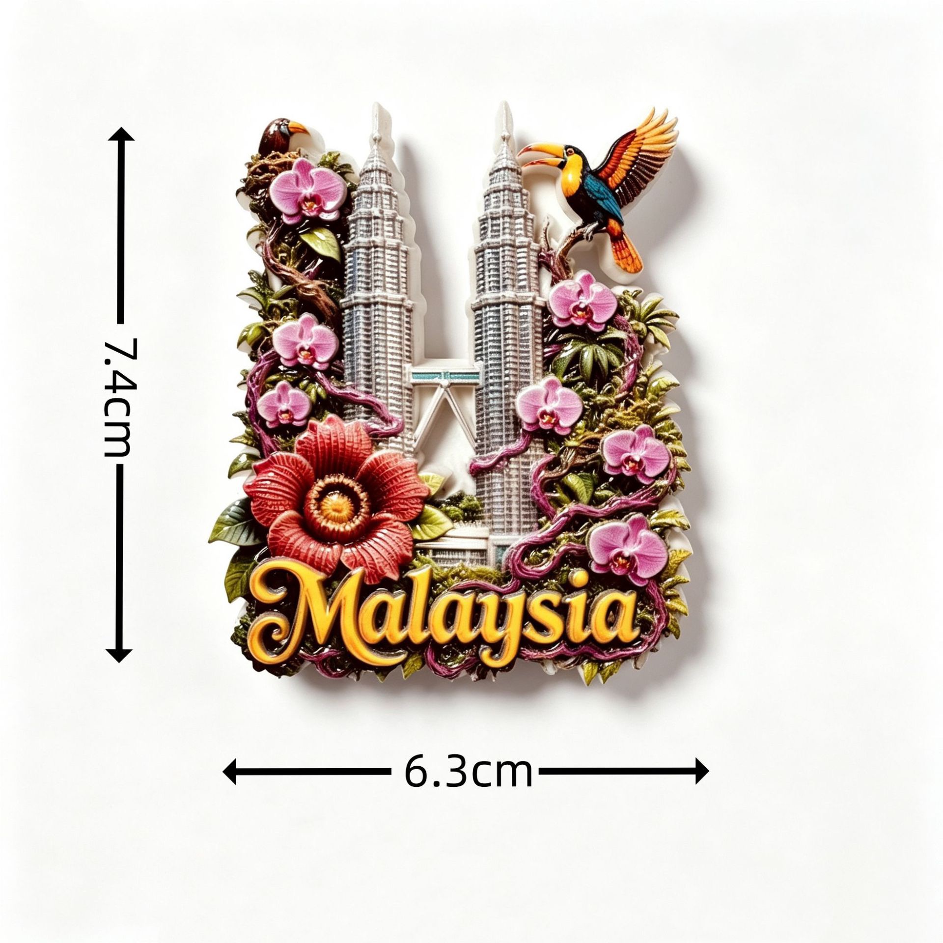 Suvenir Turis Malaysia Magnet  - Home Decor Malaysia ulasan dan harga