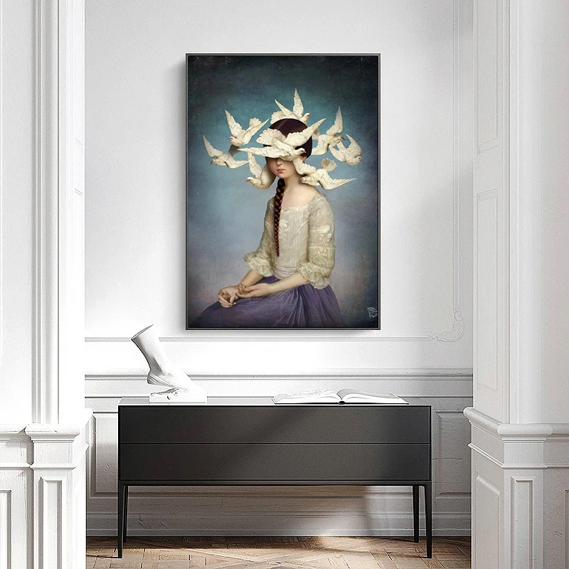 Lukisan Gambar Modern Nordic T - Home Decor Niche ulasan dan harga