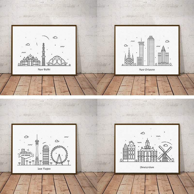 City Line Beijing Paris New Or - Home Decor Dubai ulasan dan harga