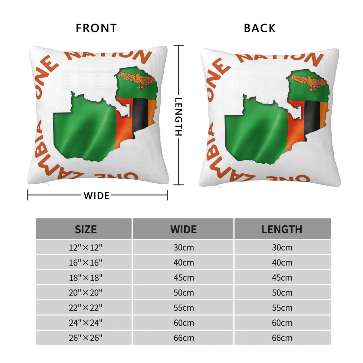 One Zambia One Nation Sarung B - Home Decor Zambia ulasan dan harga