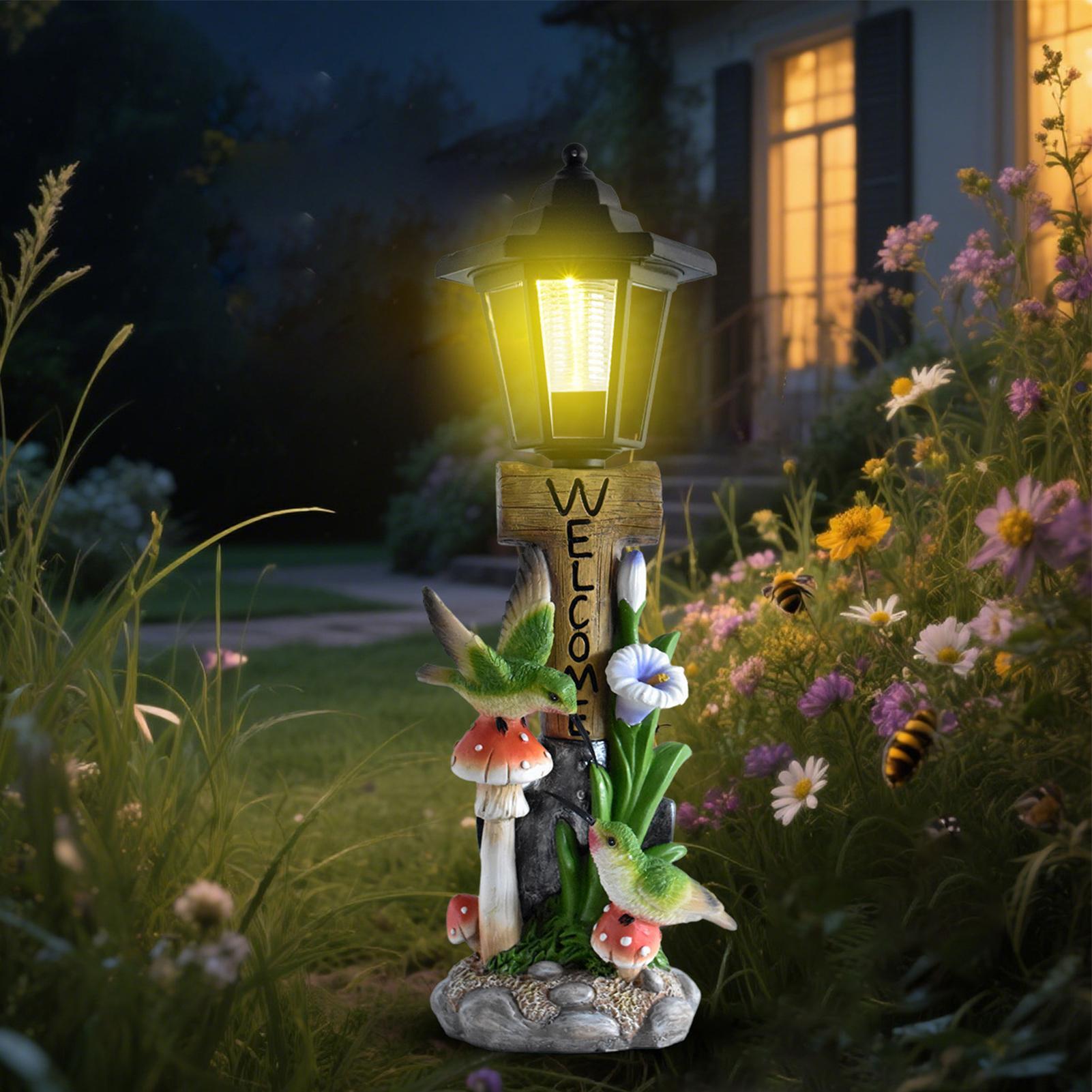 Lampu Taman Tenaga Surya Patun - Home Decor Statue ulasan dan harga