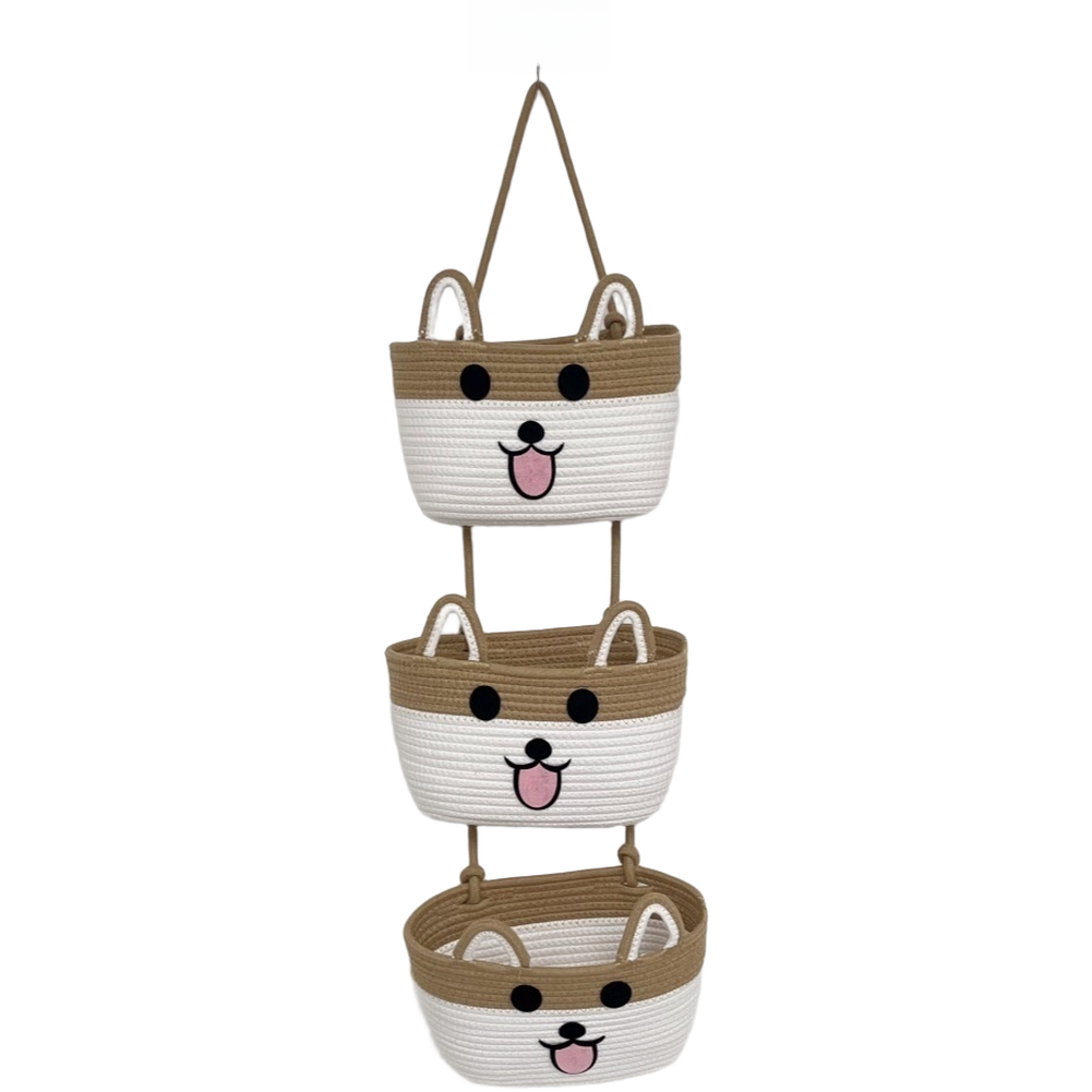 Keranjang Penyimpanan Gantung  - Woven Wall Basket ulasan dan harga