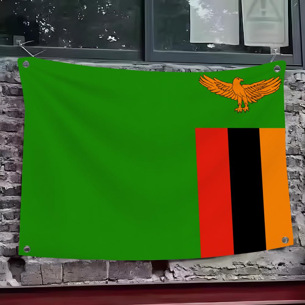 Bendera Zambia Kustom untuk Hi - Home Decor Zambia ulasan dan harga