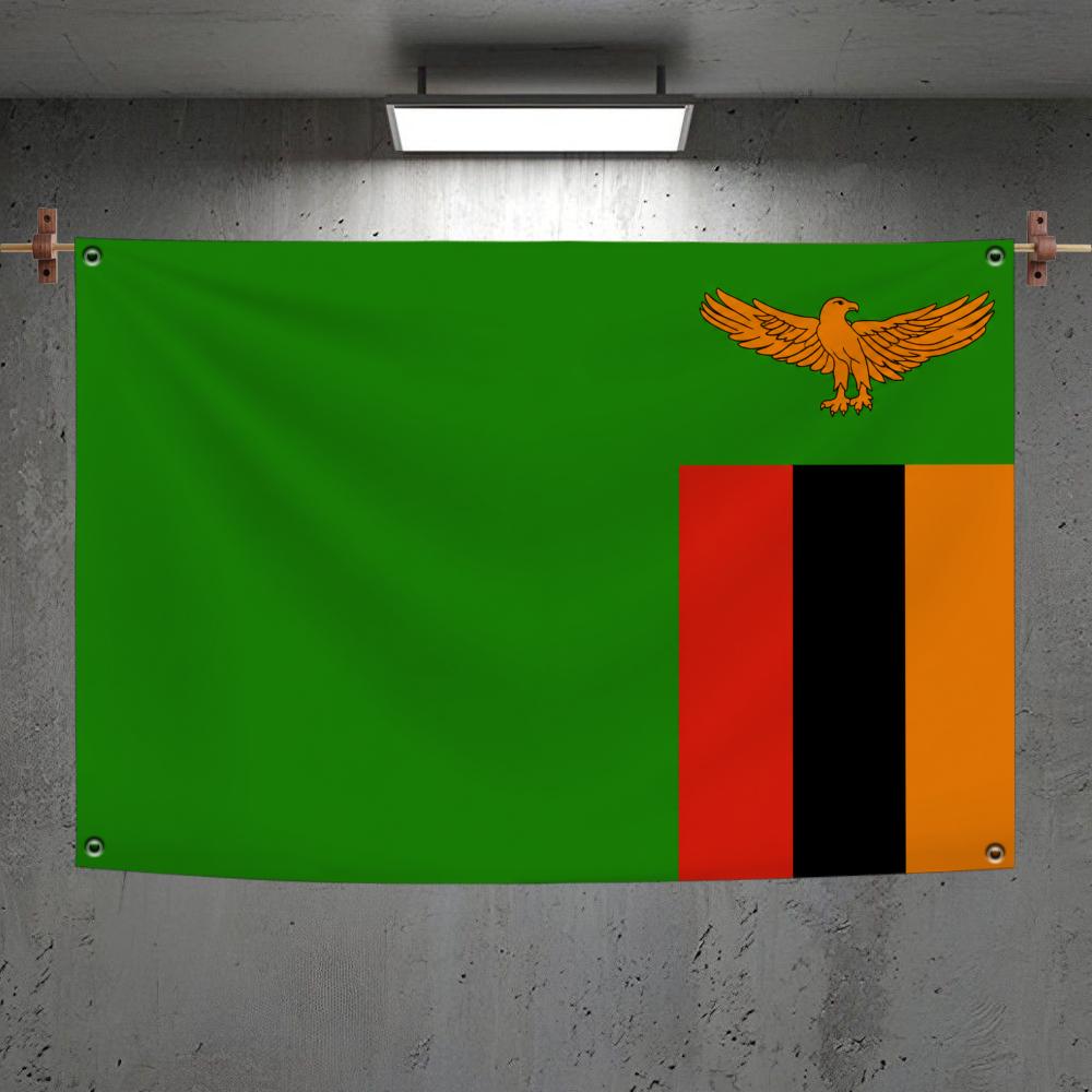 Bendera Zambia Kustom untuk Hi - Home Decor Zambia ulasan dan harga