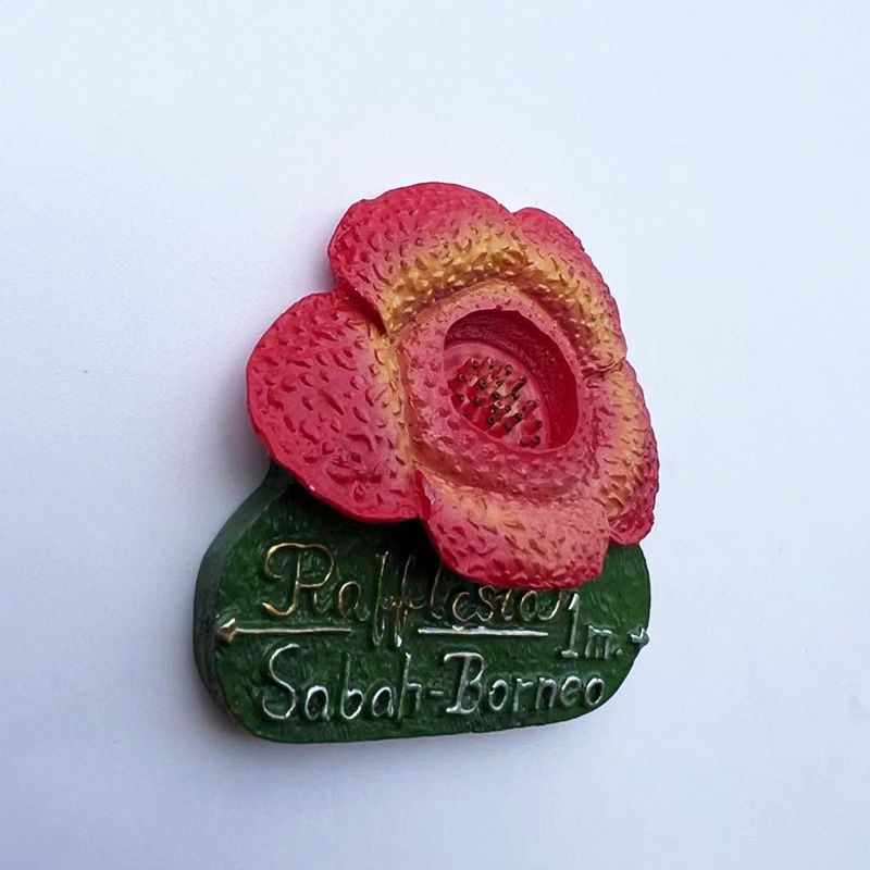 Magnet Kulkas Resin 3D Bunga R - Home Decor Malaysia ulasan dan harga