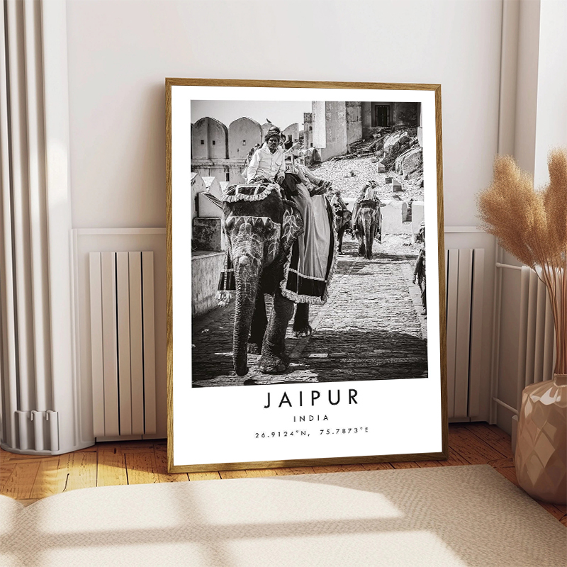 Poster Kota Perjalanan Hitam P - Home Decor Dubai ulasan dan harga