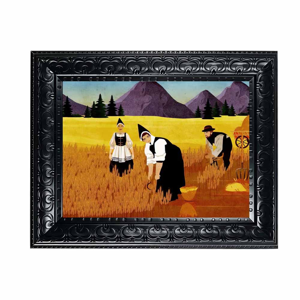 Lukisan Kanvas Berbingkai, Sen - Abstract Oil Painting ulasan dan harga
