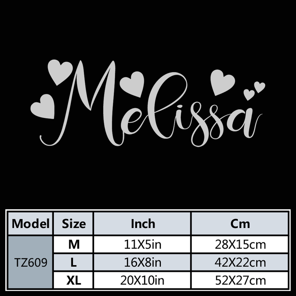 1 Buah Stiker Cinta Nama Kusto - Home Decor Wall Panels ulasan dan harga