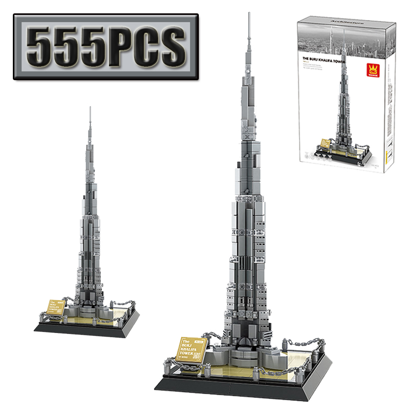 555PCS Set Blok Bangunan Peman - Home Decor Dubai ulasan dan harga
