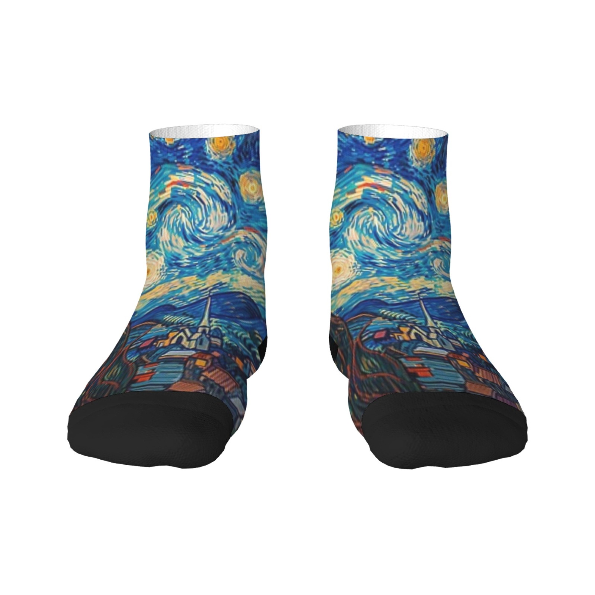 1 Pasang Kaus Kaki Seni Abstra - Abstract Oil Painting ulasan dan harga