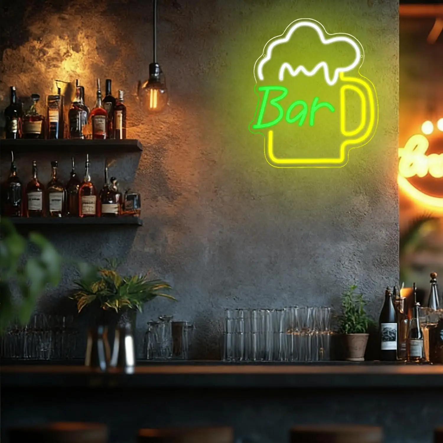 Lampu LED Neon Sign Bar Bir US - Home Decor Gift ulasan dan harga