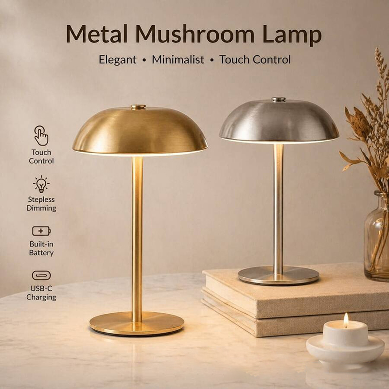 Lampu Meja Jamur Lucu, Kontrol - Home Decor Gift ulasan dan harga
