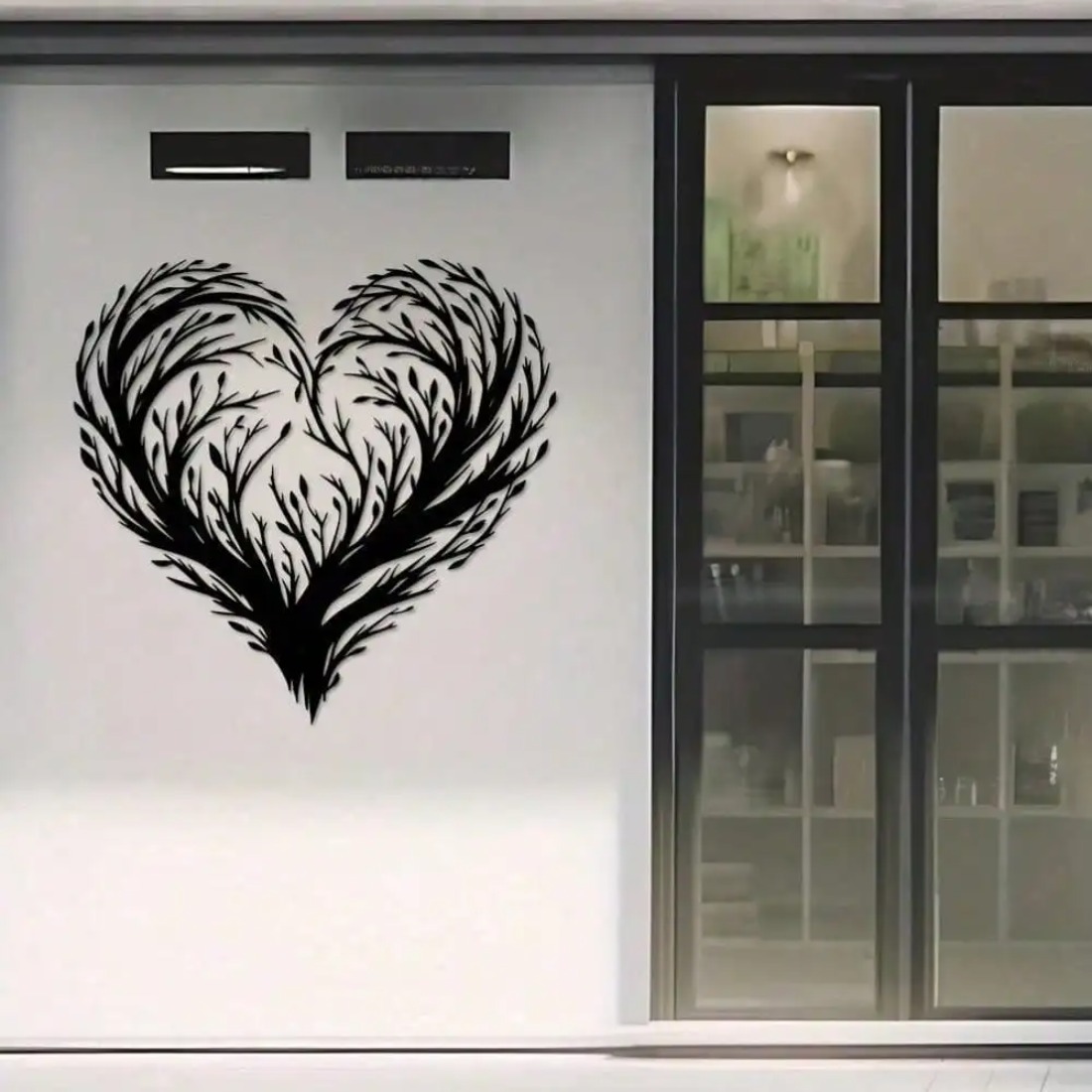 Seni Dinding Logam Berbentuk D - Home Decor Wall Panels ulasan dan harga